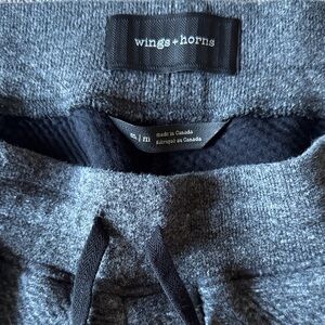 Wings + Horns Charcoal Lounge Pants